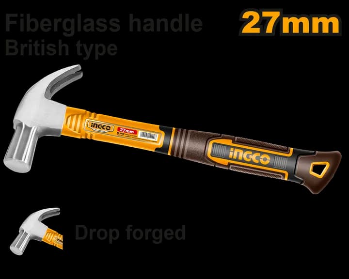 British type claw hammer