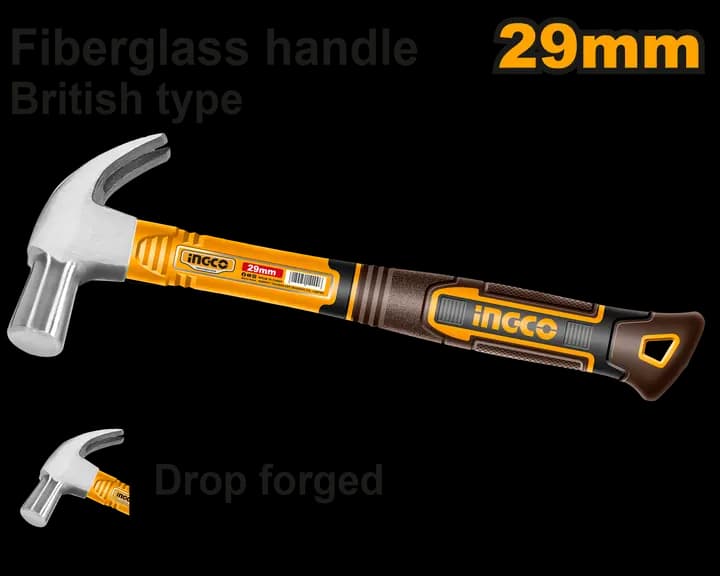 British type claw hammer