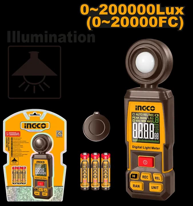 Digital light luxmeter