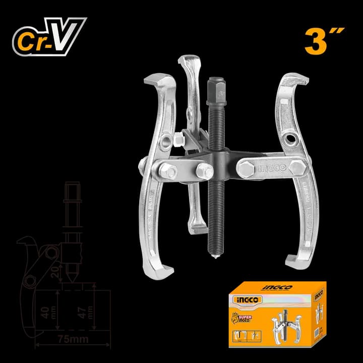 Three jaws puller