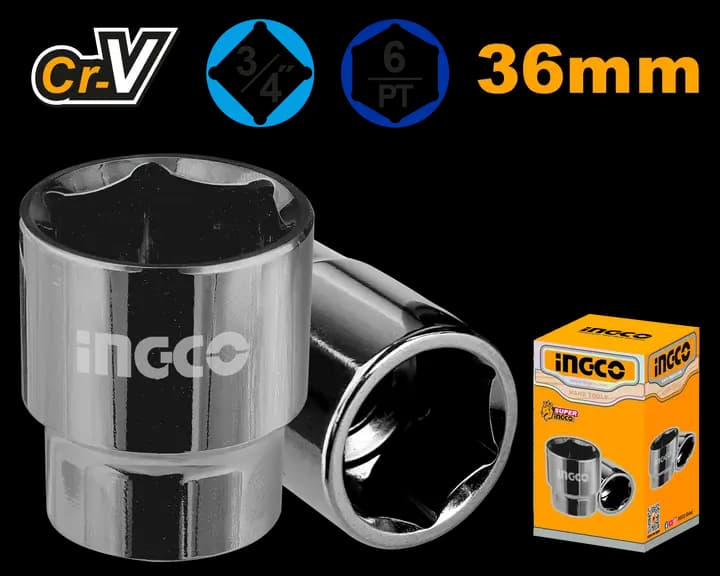 3/4" Hexagonal socket
