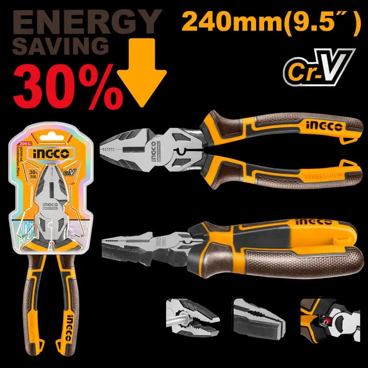 High leverage combination pliers