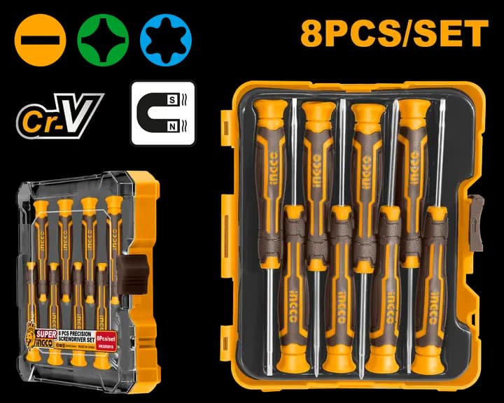 8 Pcs precision screwdriver set