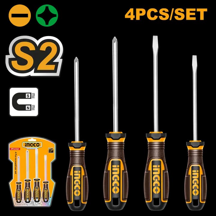 4 Pcs screwdriver set