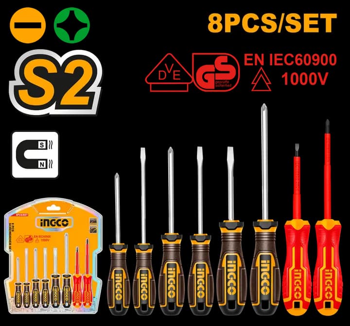 8 Pcs screwdriver set
