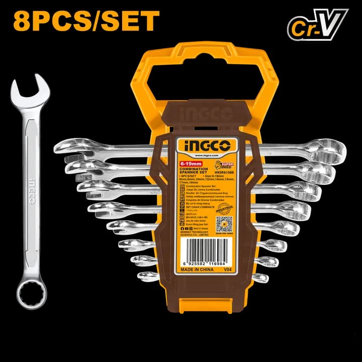 8Pcs Combination spanner set