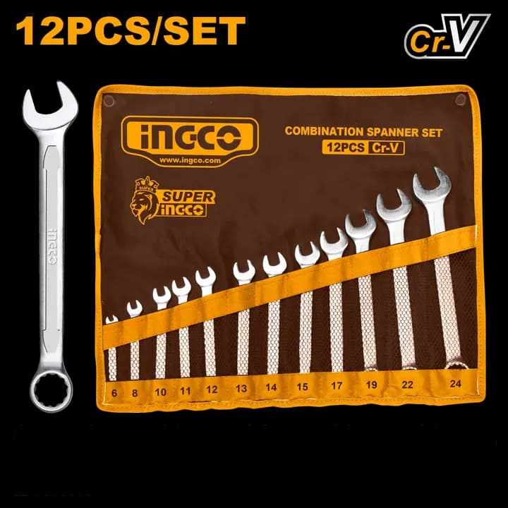 12Pcs Combination spanner set