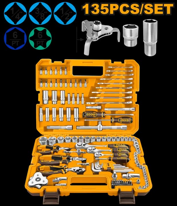 135 Pcs combination tools set