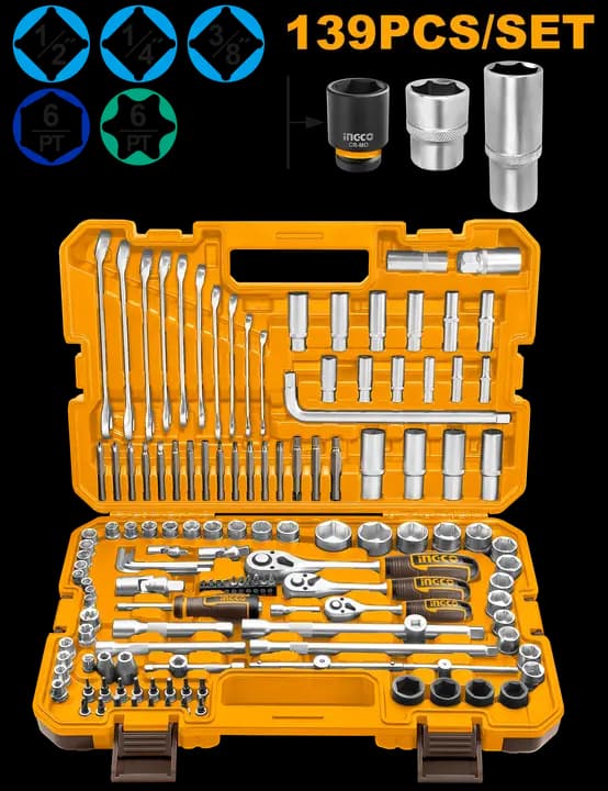 139 Pcs combination tools set