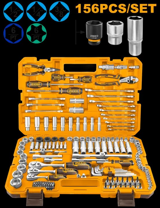 156 Pcs combination tools set