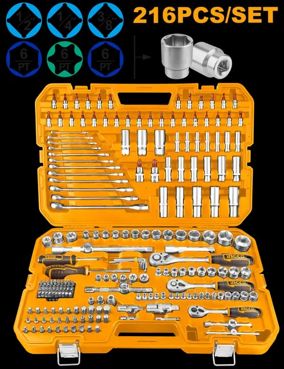 216 Pcs combination tools set