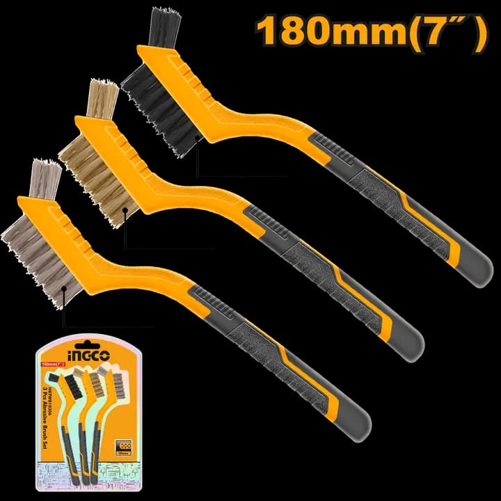 3PCS Abrasive Brush Set