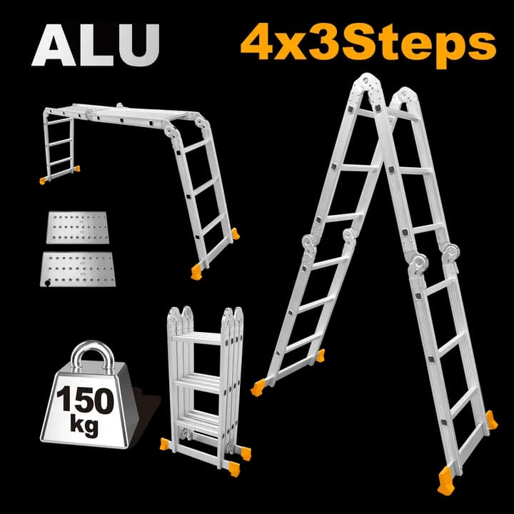 Multi-purpose aluminum ladder