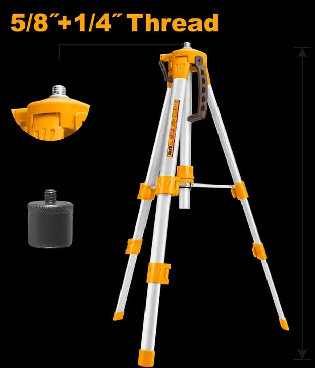 Tripods for laser levels