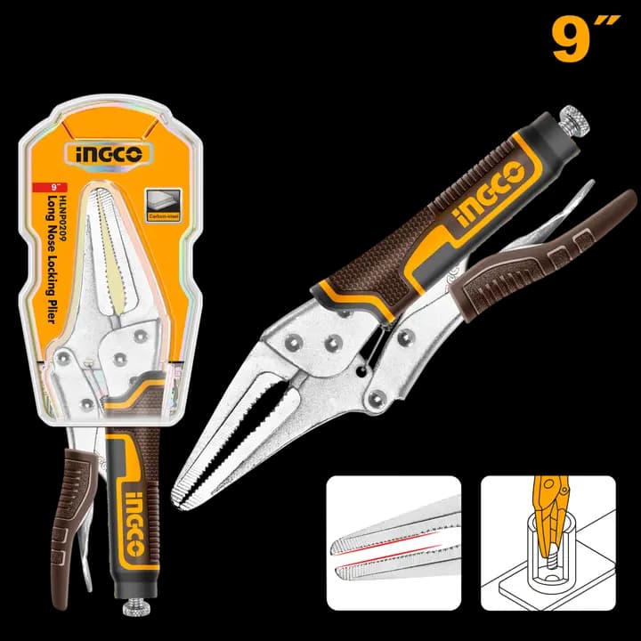 Long nose locking plier
