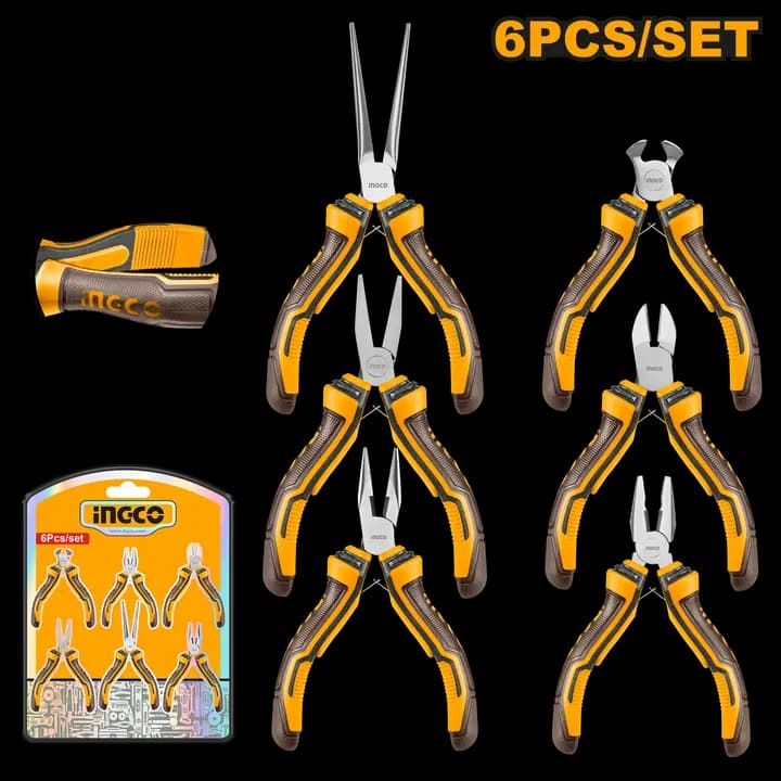 6 Pcs mini pliers set