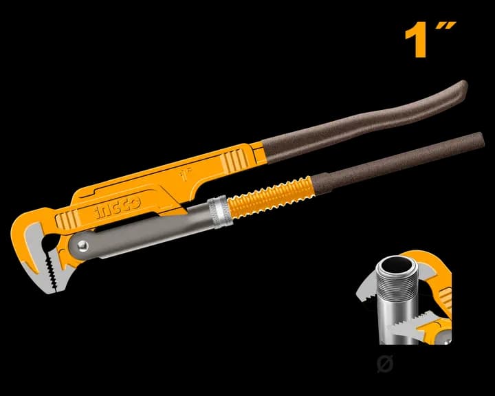 90° Heavy duty Swedish pipe wrench