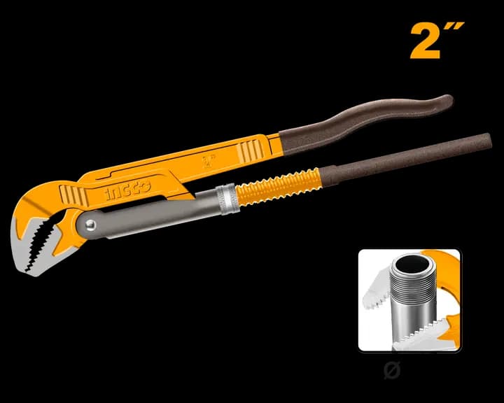 45° Heavy duty Swedish pipe wrench