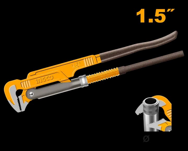 90° Heavy duty Swedish pipe wrench
