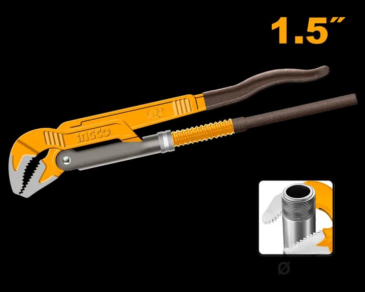 45° Heavy duty Swedish pipe wrench