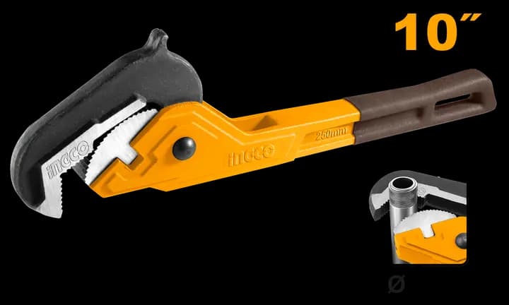 Ratcheting pipe wrench