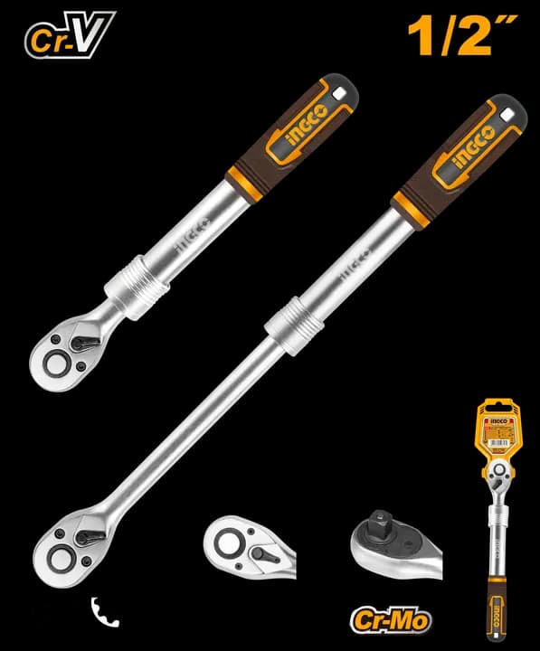 1/2" Extendable ratchet wrench