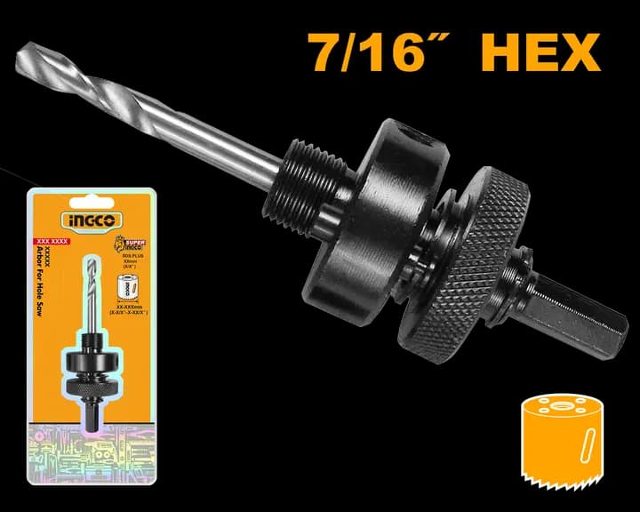 Arbor for hole saw