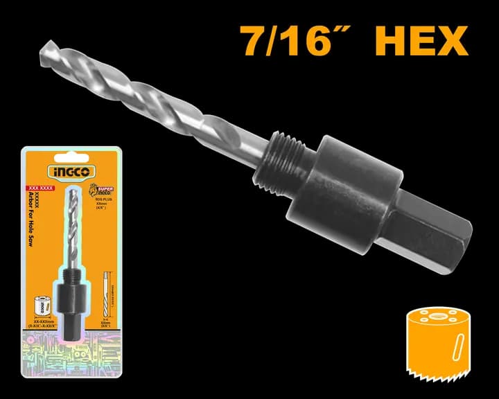 Arbor for hole saw