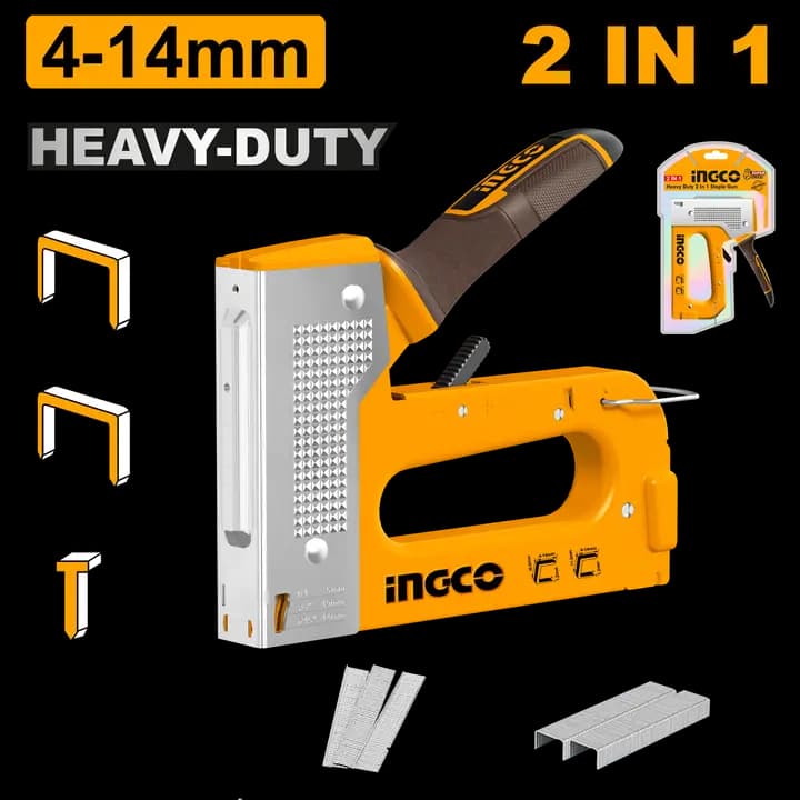 Heavy duty 2 In 1 staple gun