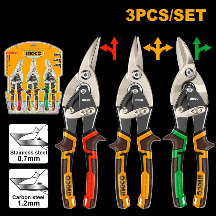 3 Pcs aviation snip set