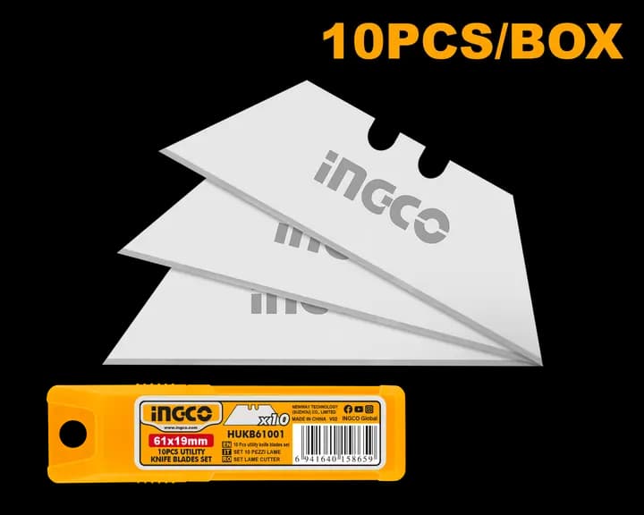 10 Pcs utility knife blades set