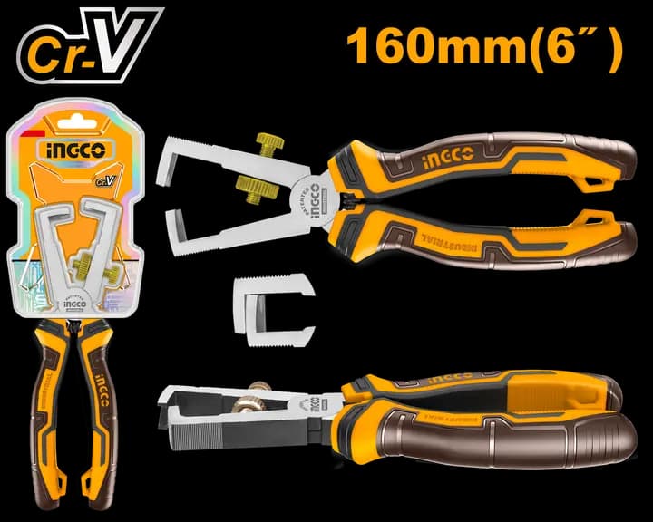 Wire stripping pliers