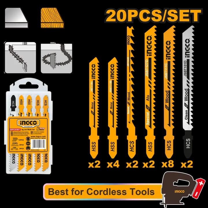 20Pcs Jig saw blade set