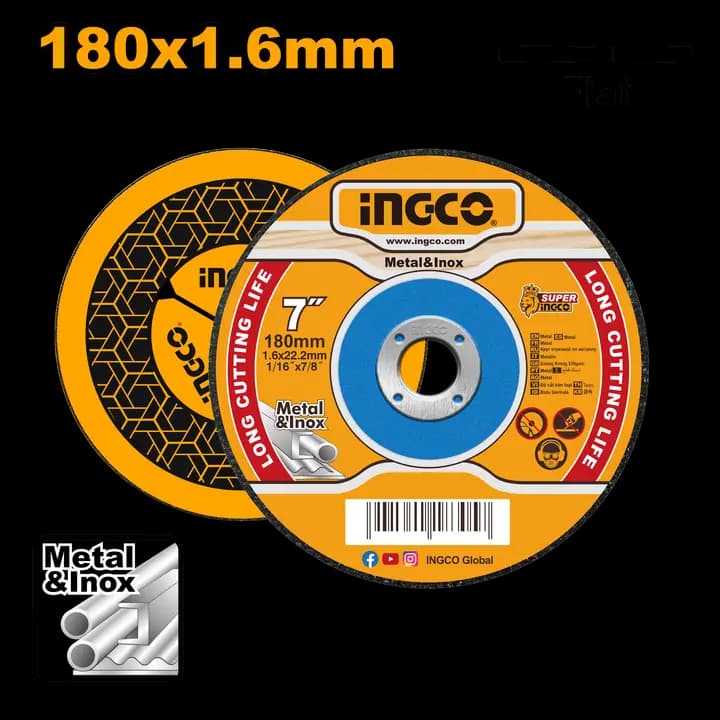 Abrasive metal cutting disc