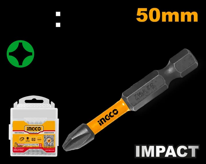 Impact screwdriver bits