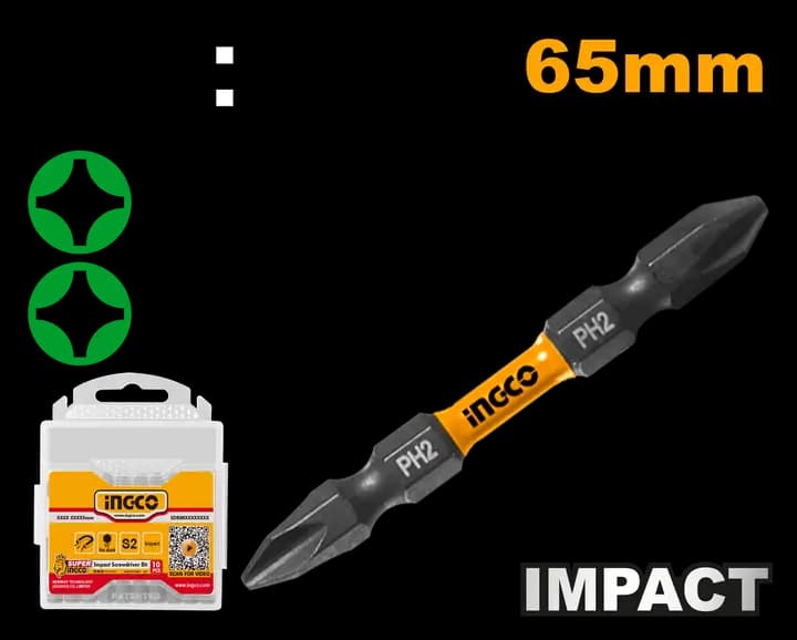 Impact screwdriver bits