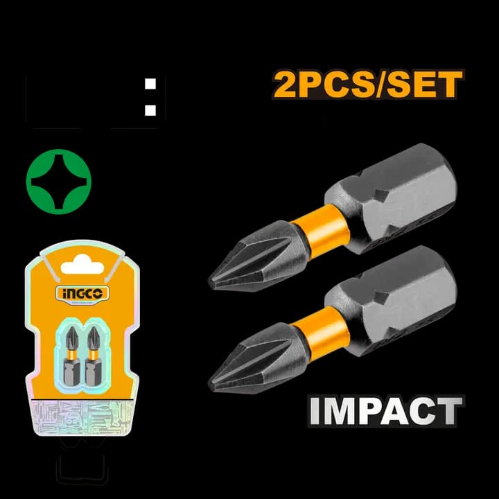 Impact screwdriver bits