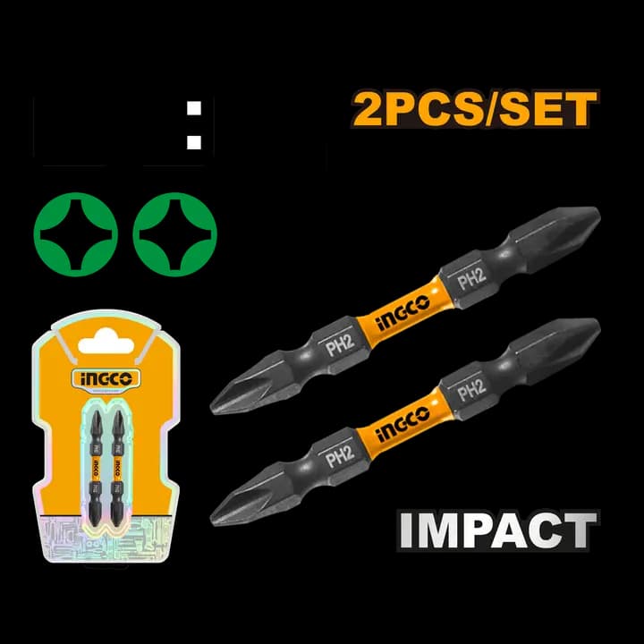 Impact screwdriver bits