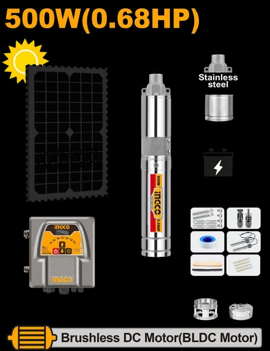 Solar screw pump
