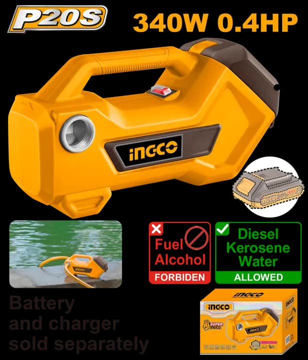 Cordless transfer pump