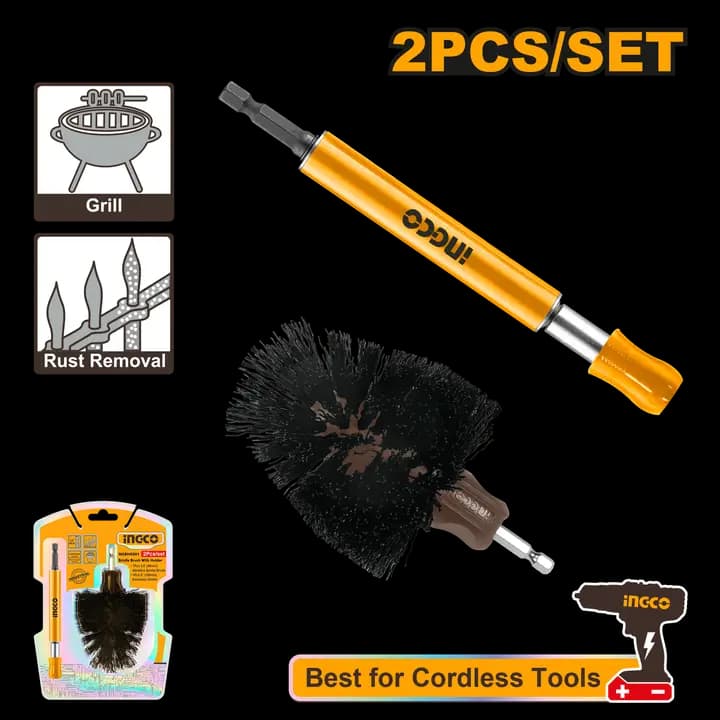 Bristle brush with holder