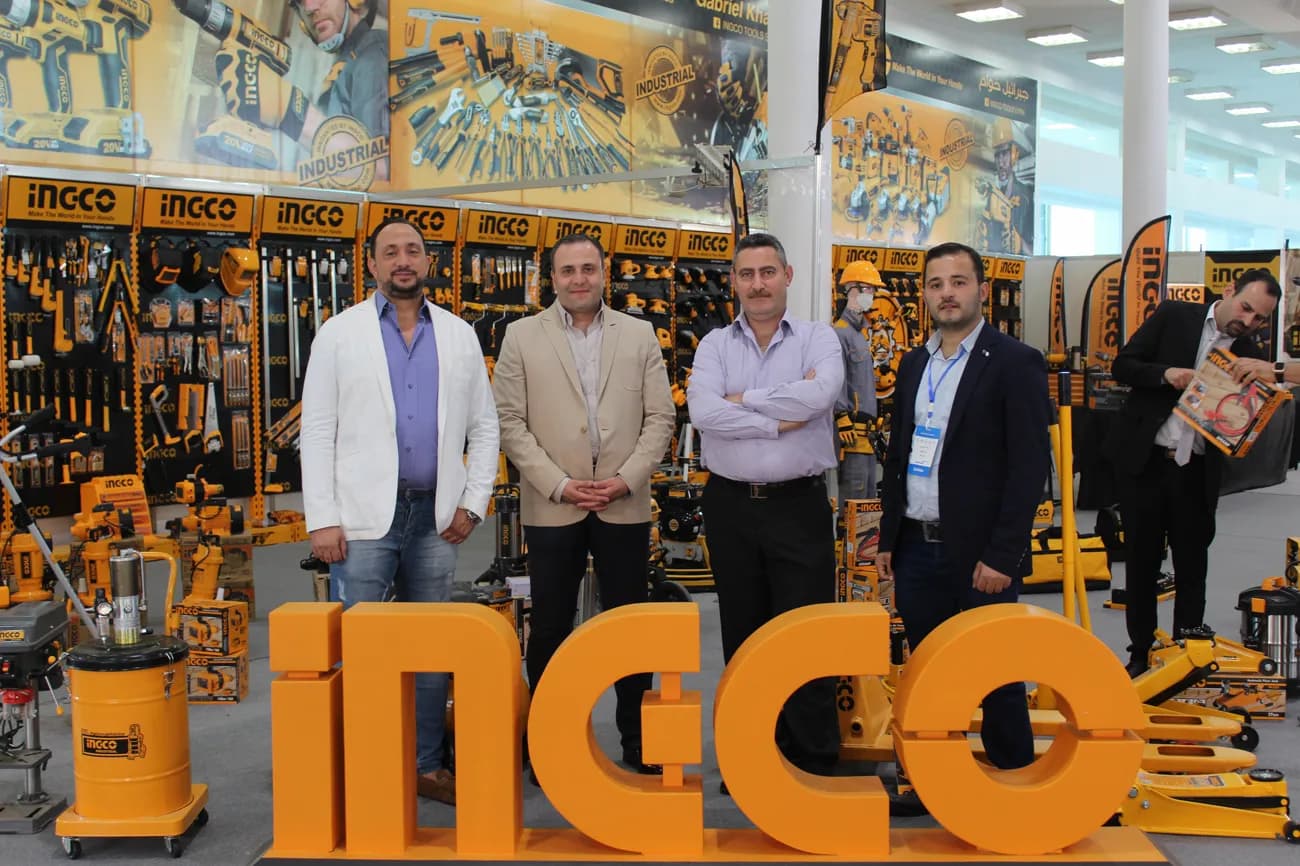 The KHAWAM team at the INGCO stand
